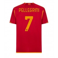 AS Roma Lorenzo Pellegrini #7 Replika Hemmatröja 2023-24 Kortärmad